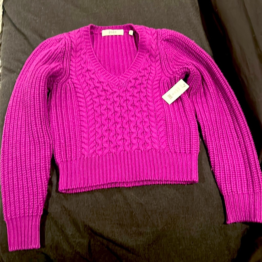 Joie Sweater Size XS color is Phlox/Purple